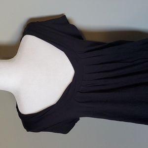 🌲 Black Twist Neck T NWOT